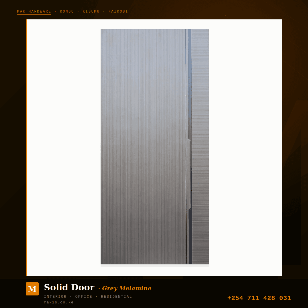 Solid Doors (Grey Melamine) view 3