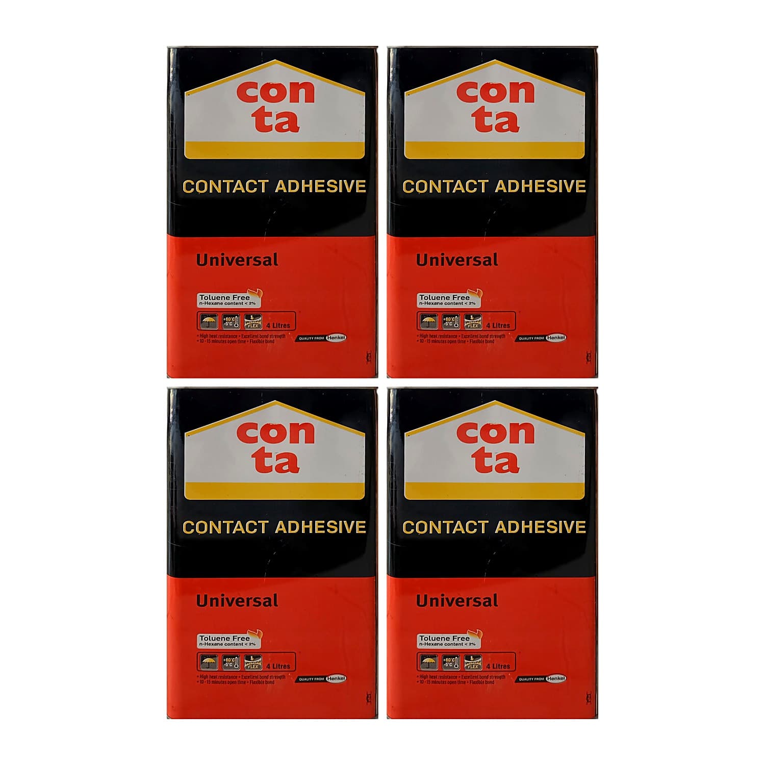 Conta Glue Adhesive 4L (4 Pack)